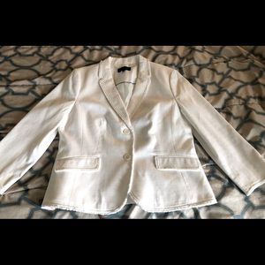 Talbots white blazer. Size 12
